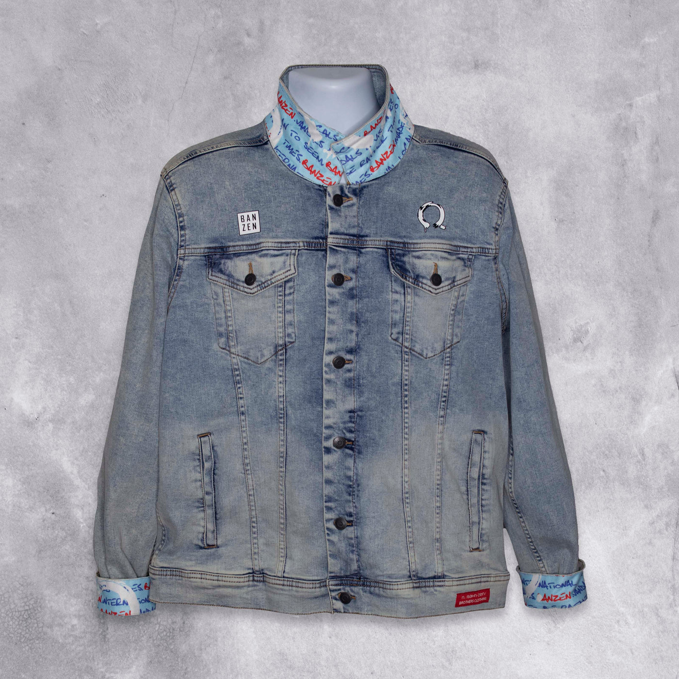 BANZEN GOATS® DENIM JACKET - LIGHT WASH