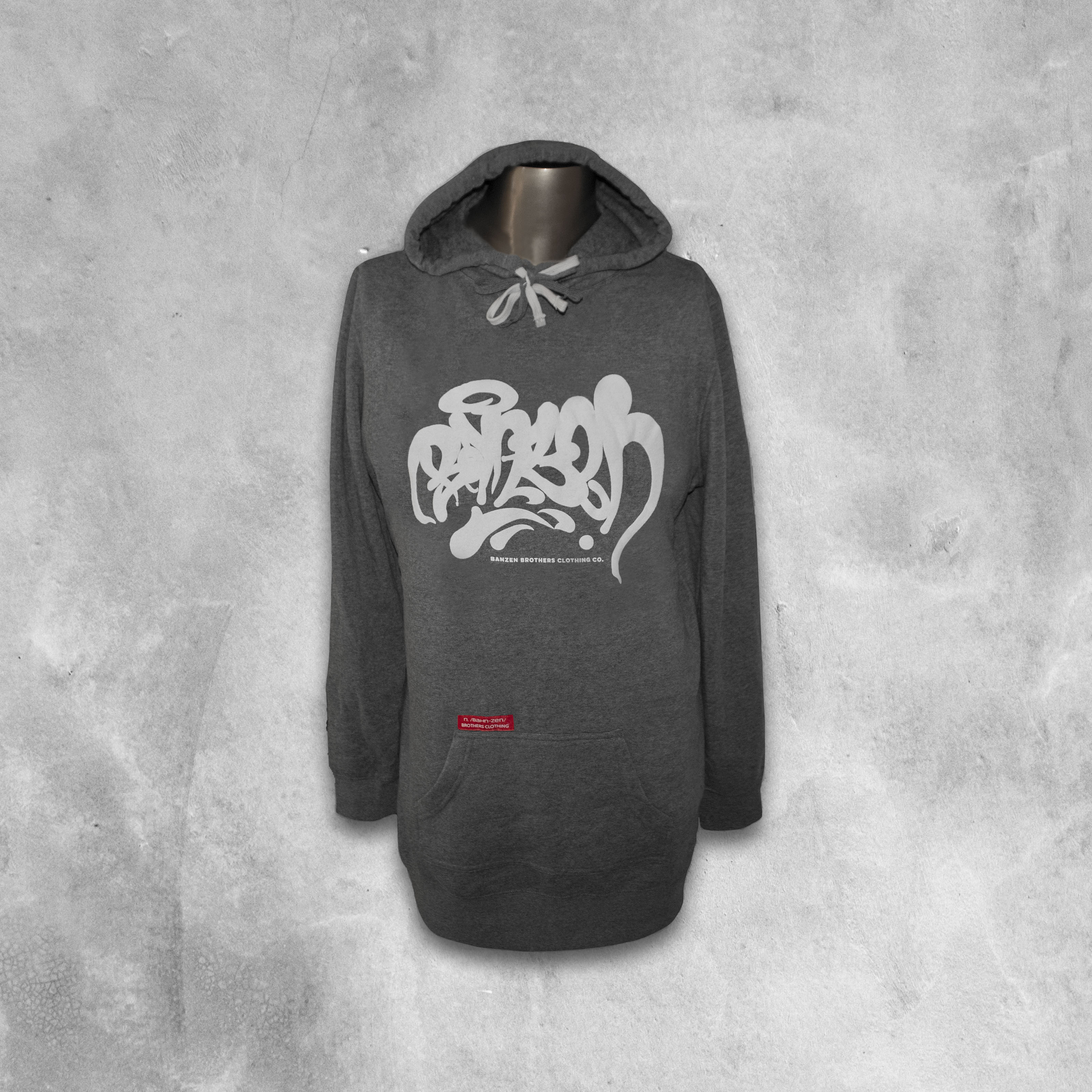 BANZEN RAWLS PUFFY TAG HOODY DRESS [WOMENS] - GREY – www ...