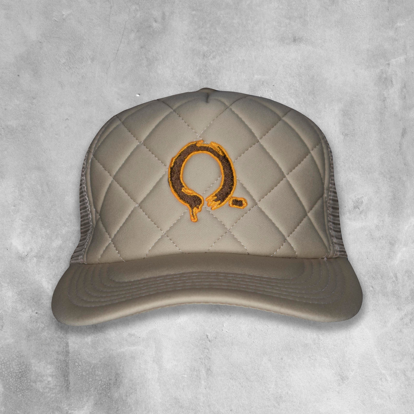 KARMA CIRCLE DRIP DIAMOND CUT SNAPBACK - TAN