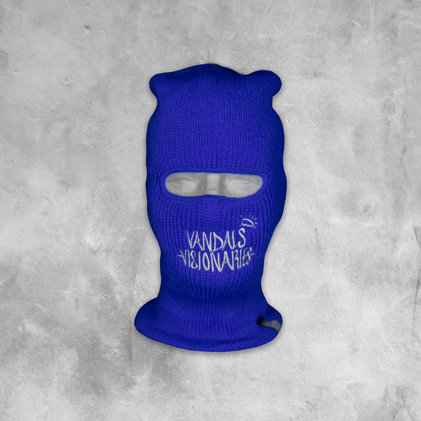 V&V BALACLAVA ROYAL BLUE - WHT