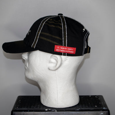 VANDALS & VISIONARIES ACID WASH DAD HAT - BLACK