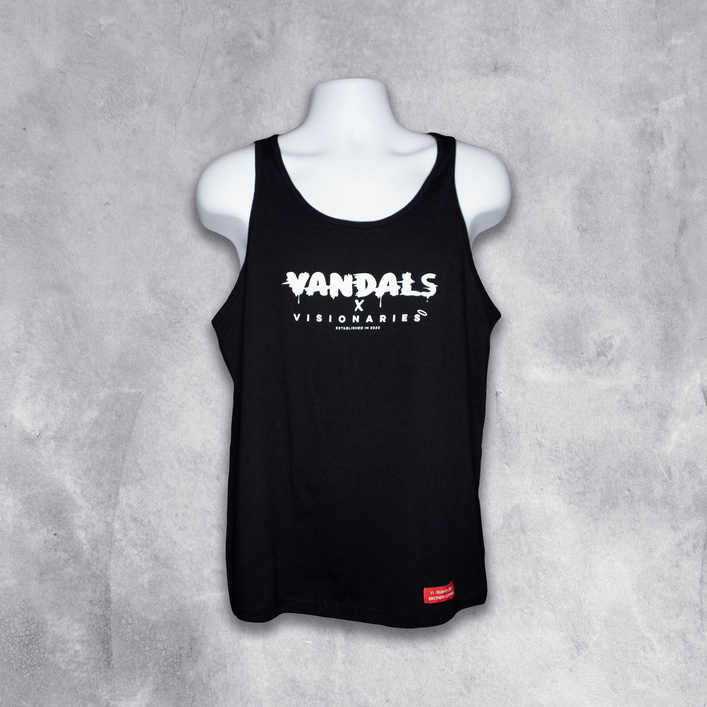 VANDALS & VISIONARIES TANK TOP - BLACK